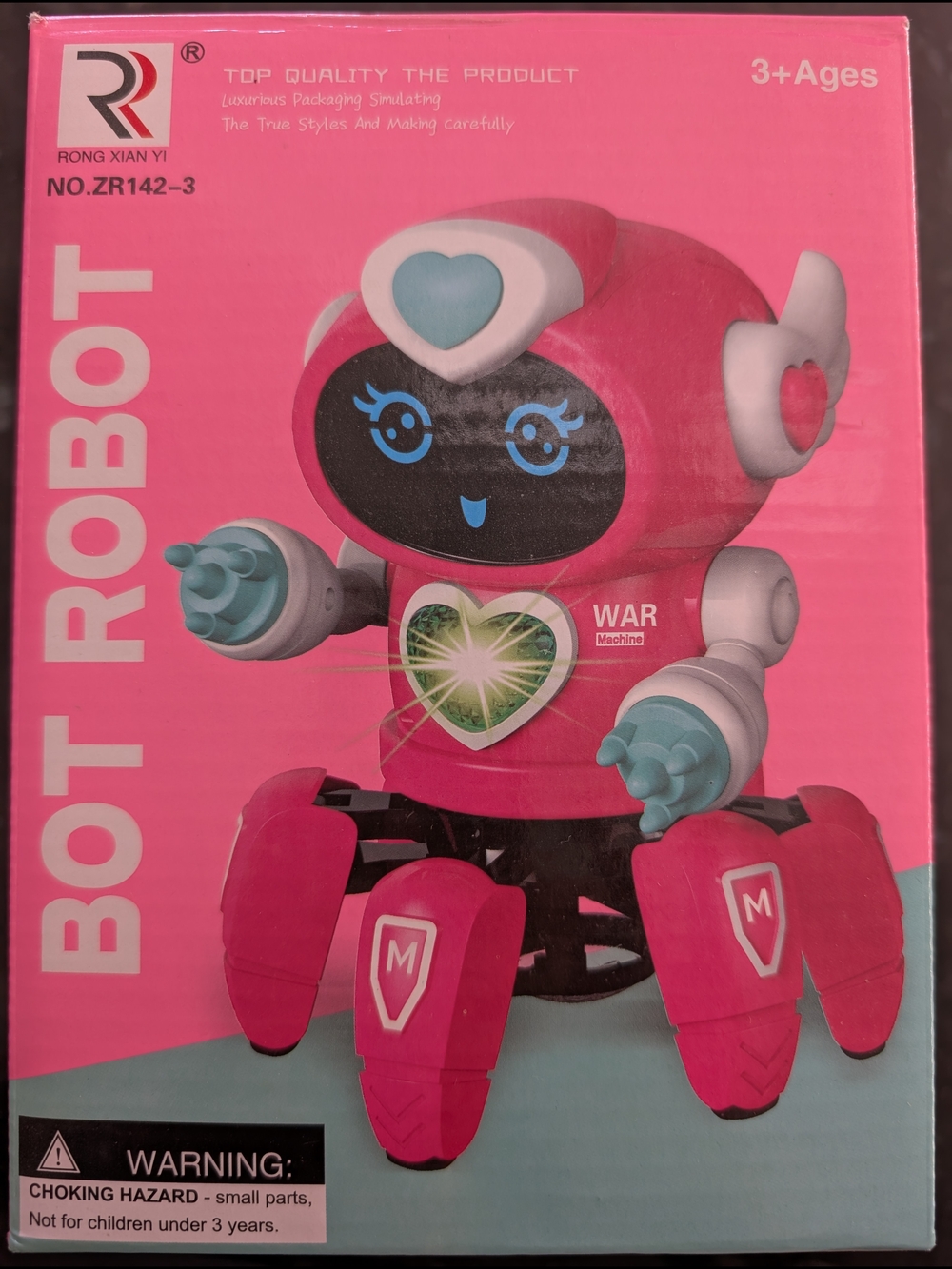 Rong Xian Yi Pink Heart Bot Robot Toy